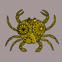 Mandala Crab Yellow And Black Aesthetic Vintage Short | Artistshot