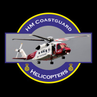 Hm Coastguard Search And Rescue Helicopter Red Men's 3/4 Sleeve Pajama Set | Artistshot