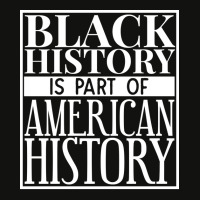 Black History Is Part Of American History Red Scorecard Crop Tee | Artistshot