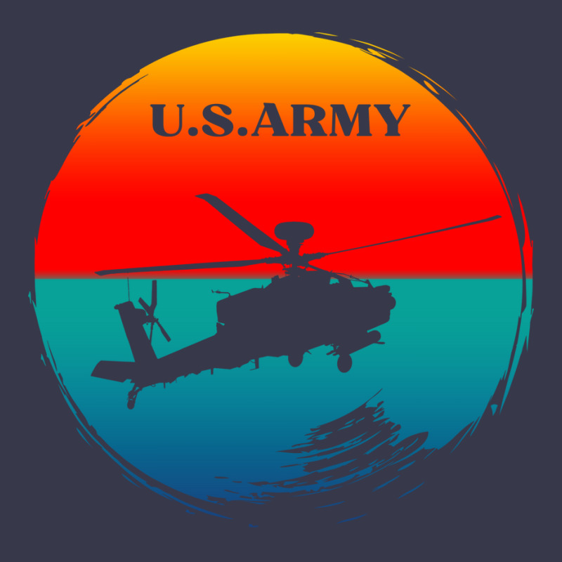 Vintage Army Attack Helicopter War Sunset Apache U Long Sleeve Shirts by xsavvakuistih | Artistshot