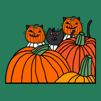 Halloween Horror Pumpkin Head Cats Cool T-shirt | Artistshot