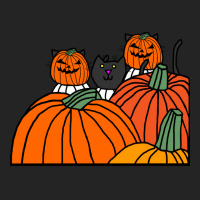 Halloween Horror Pumpkin Head Cats Cool 3/4 Sleeve Shirt | Artistshot