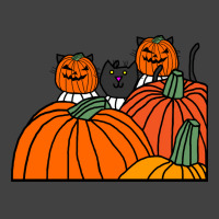 Halloween Horror Pumpkin Head Cats Cool Vintage T-shirt | Artistshot