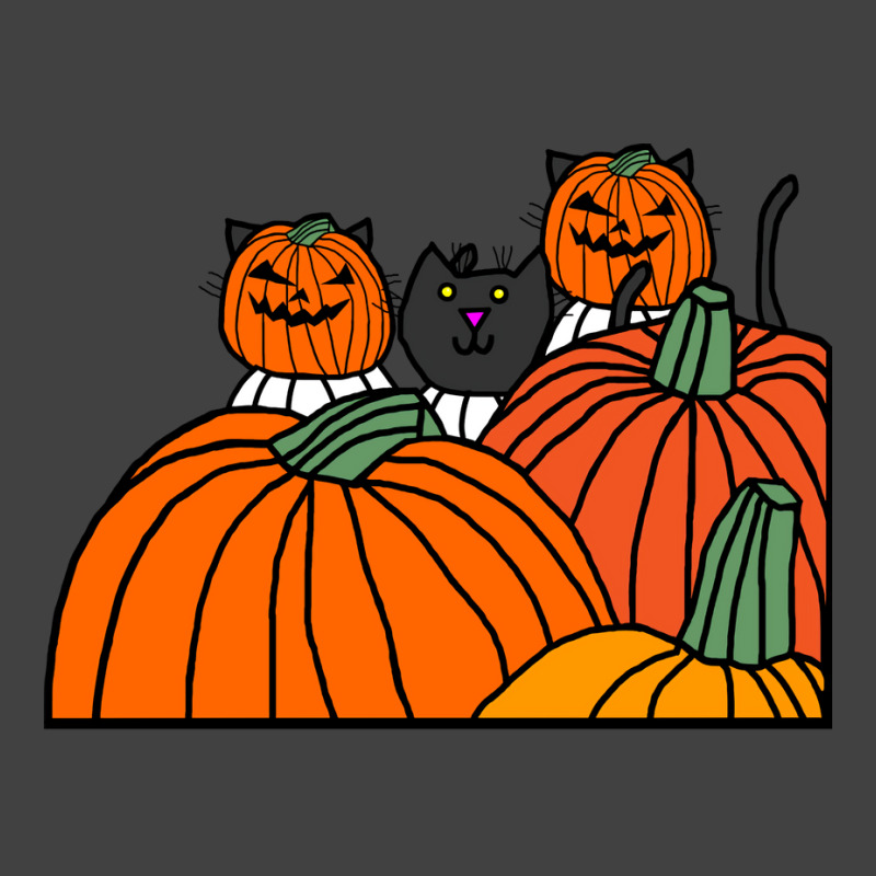 Halloween Horror Pumpkin Head Cats Cool Vintage T-shirt | Artistshot