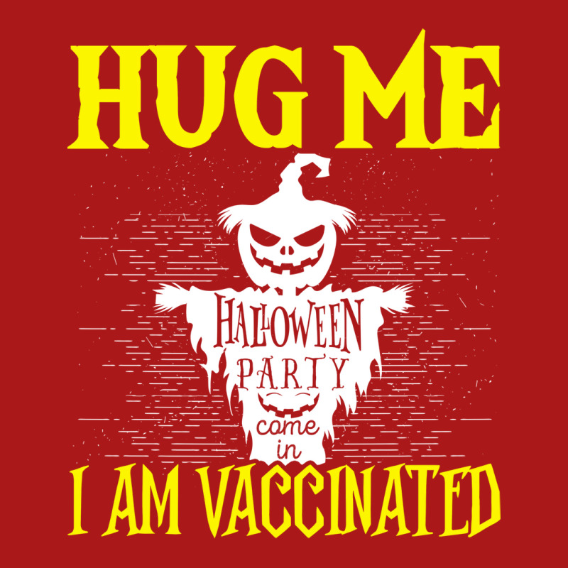 Halloween Scarecrow Hug Me I Am Vaccinated Costume Adjustable Cap by urbinopixlert | Artistshot