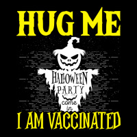 Halloween Scarecrow Hug Me I Am Vaccinated Costume Fleece Short | Artistshot