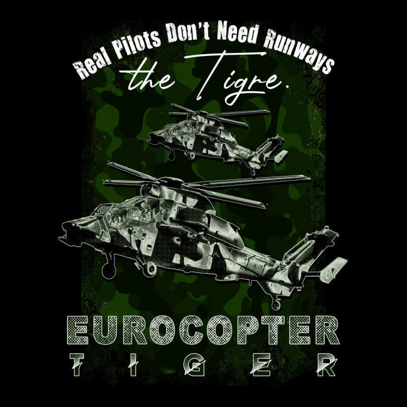 Eurocopter Tiger Military Attack Helicopter With C V-Neck Tee by fattakayaa | Artistshot