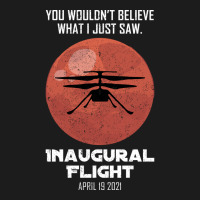 Inaugural Flight Mars Ingenuity Helicopter Quote Hoodie & Jogger Set | Artistshot