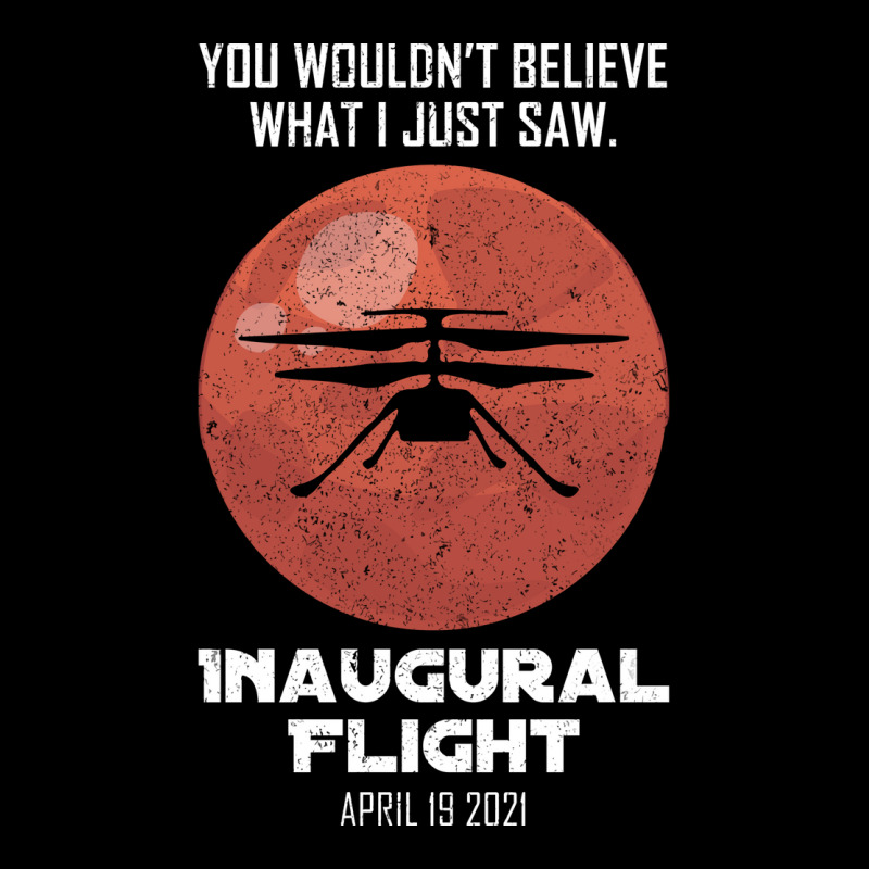 Inaugural Flight Mars Ingenuity Helicopter Quote Fleece Short | Artistshot