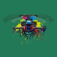 Dragon Attack Copter Summer Humor Ladies Fitted T-shirt | Artistshot