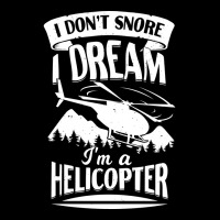 I Dont Snore I Dream Im A Helicopter Blue Men's Long Sleeve Pajama Set | Artistshot