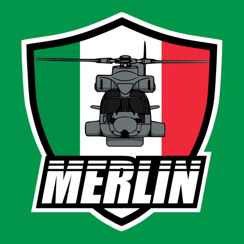 Italian Merlin Helicopter Patch Blue Crewneck Sweatshirt | Artistshot