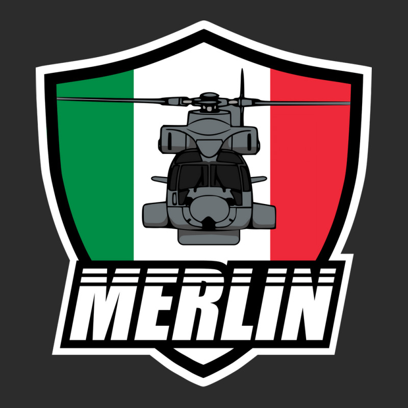 Italian Merlin Helicopter Patch Blue Exclusive T-shirt | Artistshot