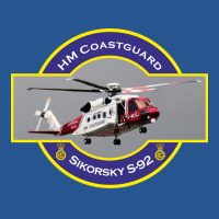 Hm Coastguard Search And Rescue Helicopter Blue Cu Ladies Fitted T-shirt | Artistshot