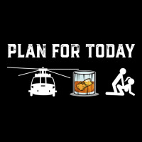 Plan For Today Helicopter Whiskey Bourbon Doggy Fu Men's 3/4 Sleeve Pajama Set | Artistshot