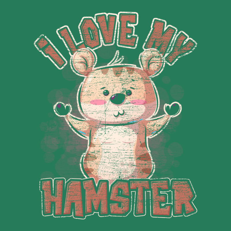 Love Hamster Vintage Girl T-shirt | Artistshot