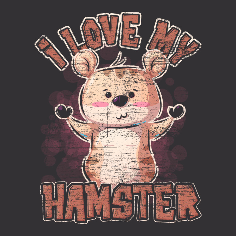 Love Hamster Vintage Girl Vintage Hoodie | Artistshot