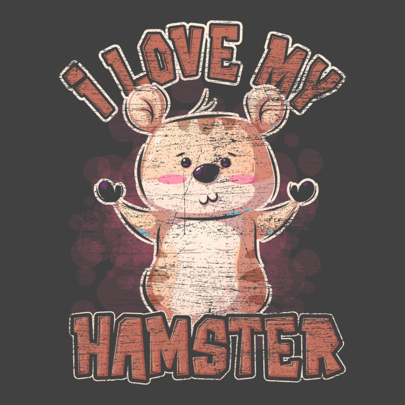 Love Hamster Vintage Girl Vintage T-shirt | Artistshot