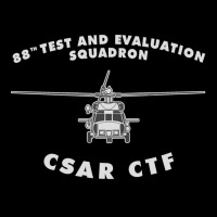 88th Test And Evaluation Squadron Csar Ctf Usaf Bl V-neck Tee | Artistshot