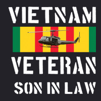 Vietnam Veteran Son In Law Funny Unisex Sherpa-lined Denim Jacket | Artistshot