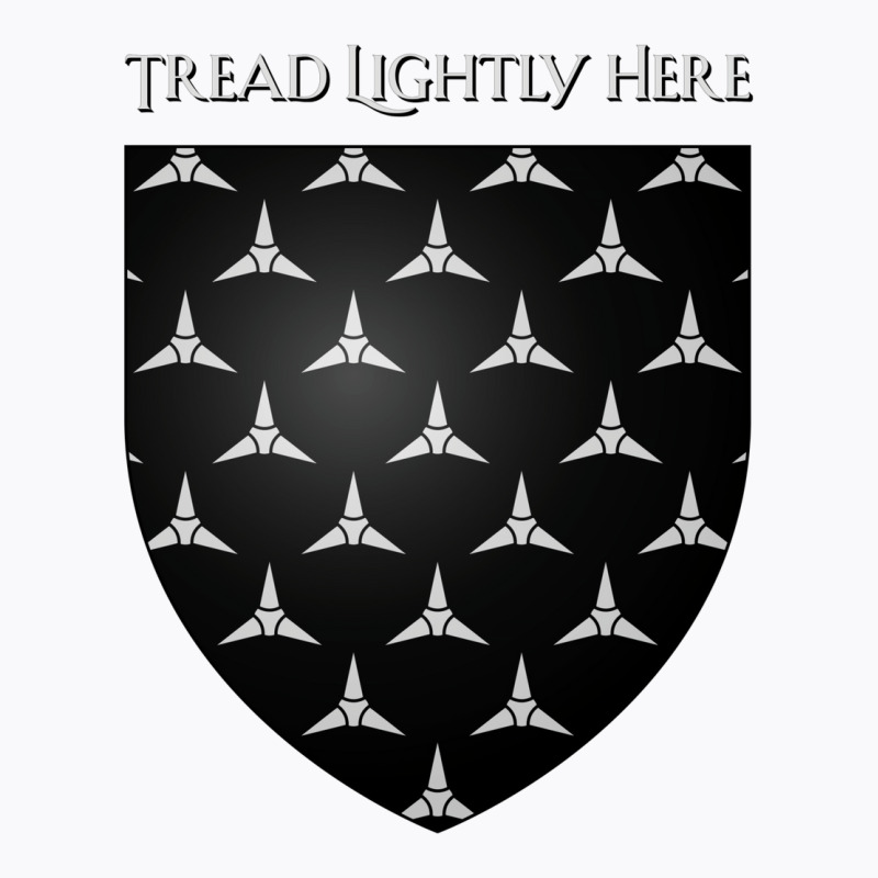 Tread Lightly Here House Footly Coat Of Arms Heral T-shirt | Artistshot