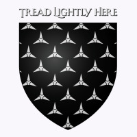 Tread Lightly Here House Footly Coat Of Arms Heral Tank Top | Artistshot