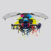 Dragonfly Battle Copter Yellow Women's Triblend Scoop T-shirt | Artistshot