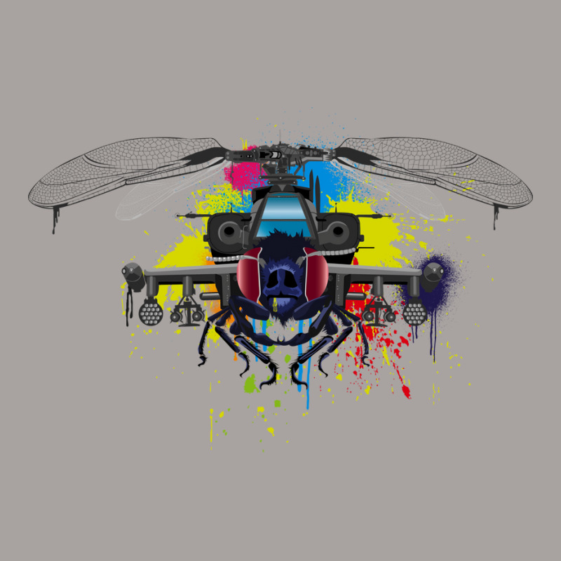 Dragonfly Battle Copter Yellow Racerback Tank by zarokavotoy | Artistshot