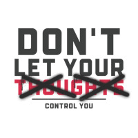 Dont Let Thoughts Control You Mental Health Crewneck Sweatshirt | Artistshot