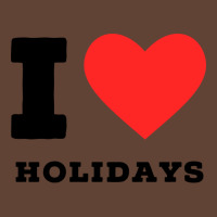 I Love Holidays Blue T-shirt | Artistshot