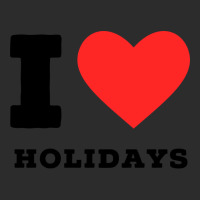 I Love Holidays Blue Exclusive T-shirt | Artistshot