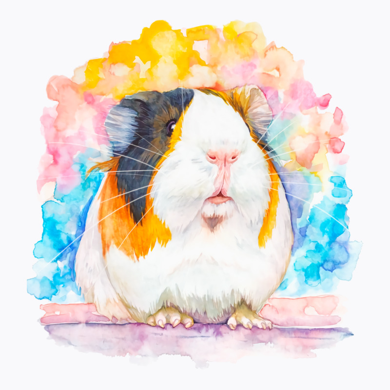 The Watercolor Guinea Pig Love T-shirt | Artistshot