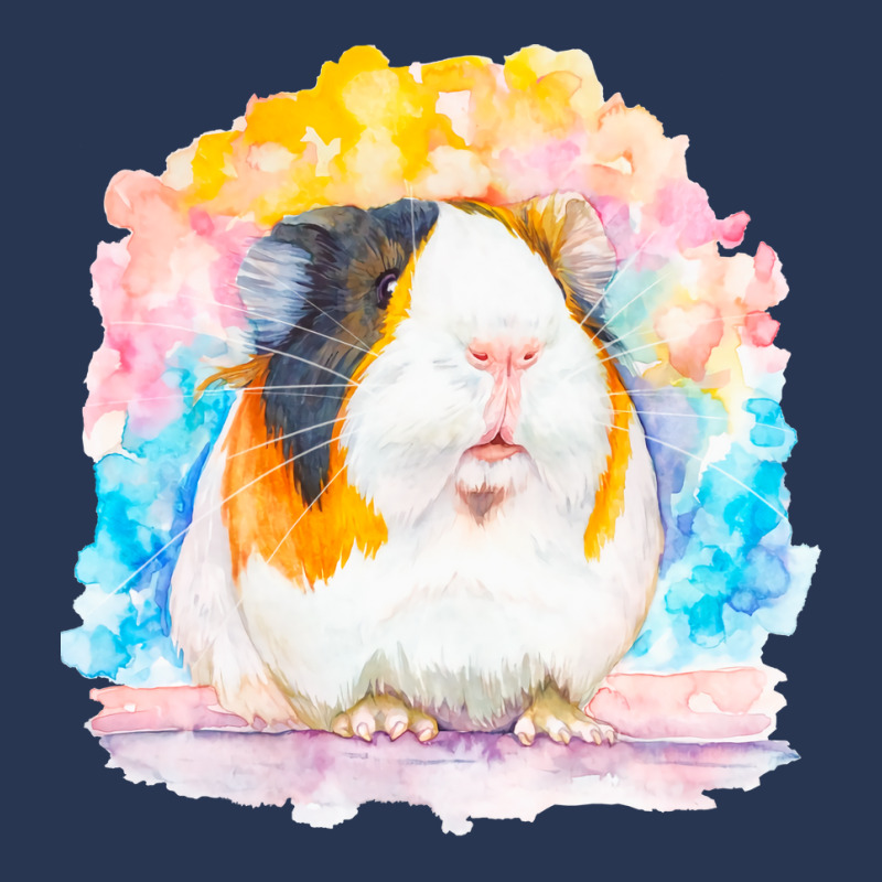 The Watercolor Guinea Pig Love Men Denim Jacket | Artistshot