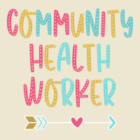 Community Health Worker Fun Casual Boho Design Cropped Hoodie | Artistshot