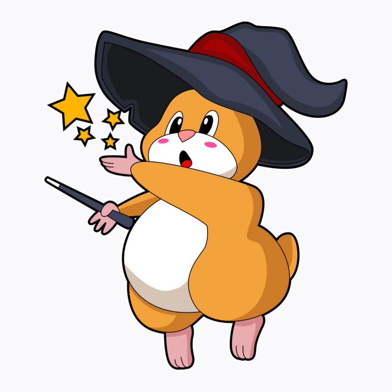 Hamster As Wizard With Magic Wand Aesthetic T-shirt | Artistshot