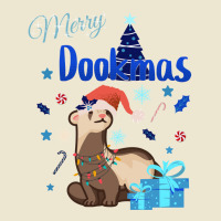 Merry Dookmas Ferret Christmas Design Cold Edition Cropped Hoodie | Artistshot