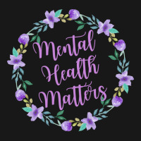 Mental Health Matters Flower Quote Cute Flannel Shirt | Artistshot