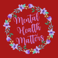 Mental Health Matters Flower Quote Cute Hoodie & Jogger Set | Artistshot