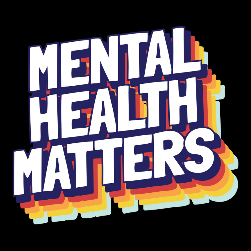 Mental Health Matters Rainbow 70s Kids Cap by mennahprojal8 | Artistshot