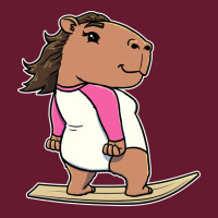 Capybara Surfer Girl Surfing Vintage Classic T-shirt | Artistshot