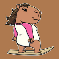 Capybara Surfer Girl Surfing Vintage Vintage Short | Artistshot