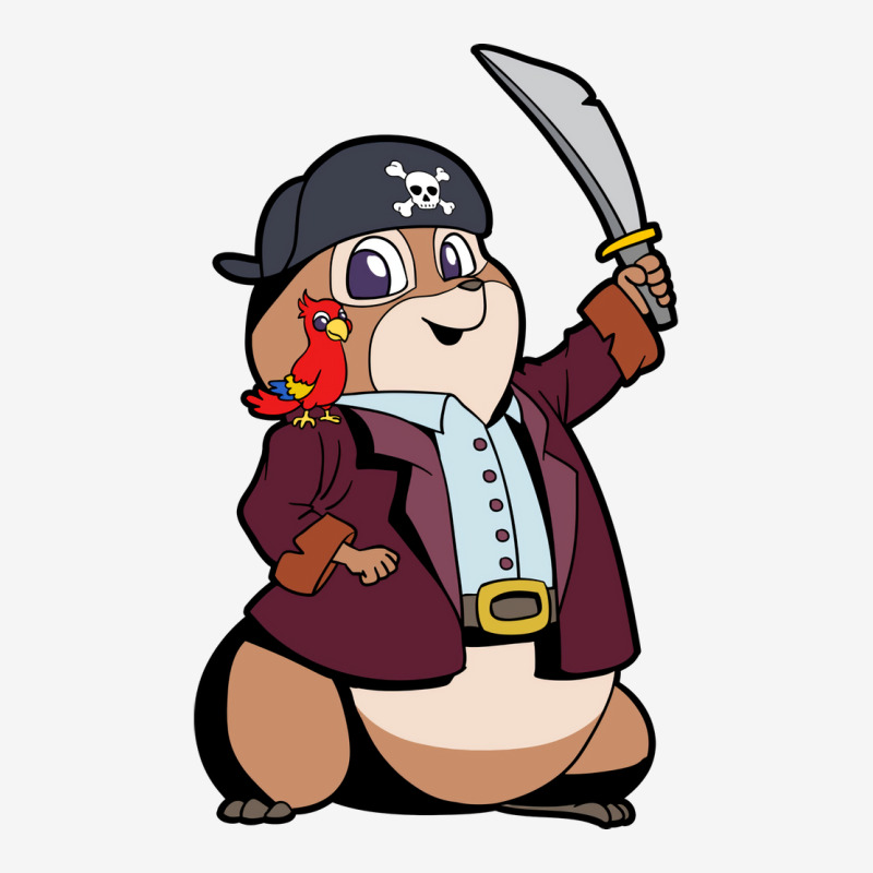 Captain Hamster Pirate Gold Hamster Pin-back Button | Artistshot