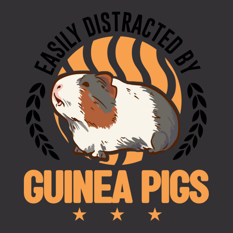 Easily Distracted By Guinea Pigs Pig Gift Vintage Hoodie | Artistshot