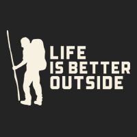 Life Is Better Outside Funny 3/4 Sleeve Shirt | Artistshot