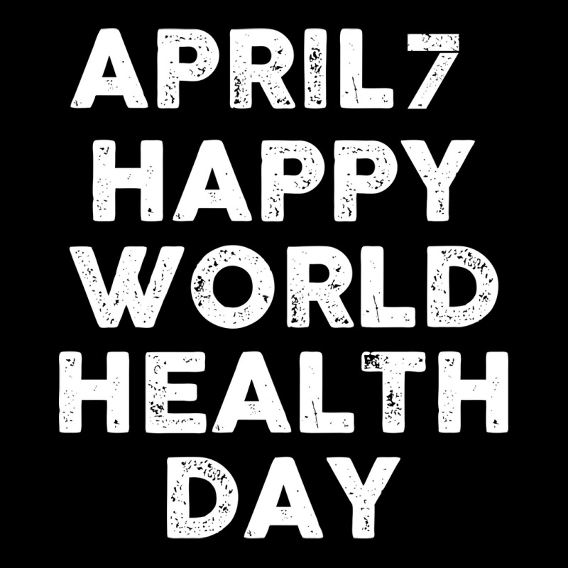 April 07 World Health Day Quote Cropped Hoodie by faveltianaz | Artistshot