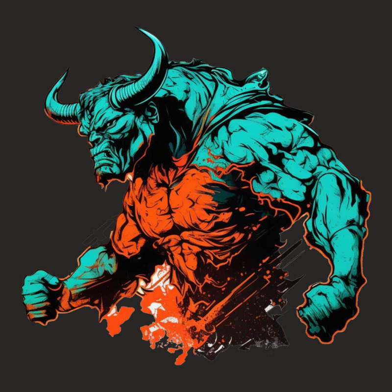 Bull Master Angry Ladies Fitted T-Shirt by Rina Myers90 | Artistshot