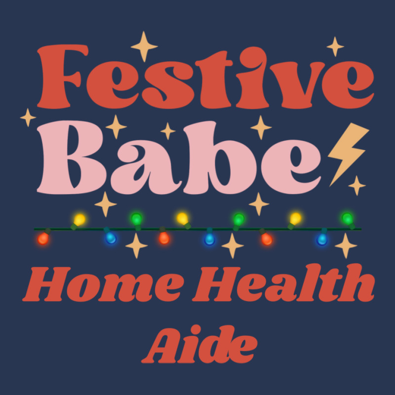 Home Health Aide Festive Babe Fun Holiday Design R Ladies Denim Jacket by ladoslbogosm | Artistshot