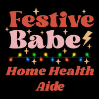 Home Health Aide Festive Babe Fun Holiday Design R Cropped Sweater | Artistshot