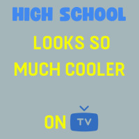 High School Looks Better On Tv Yellow Unisex Sherpa-lined Denim Jacket | Artistshot