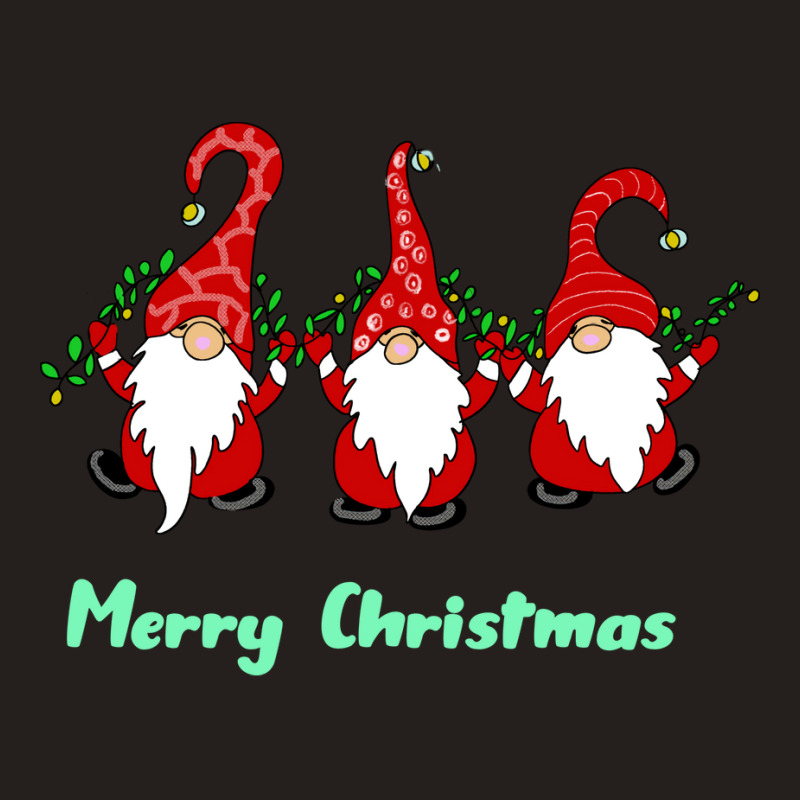 3 Cute Gnomes Merry Christmas Girl Tank Top | Artistshot